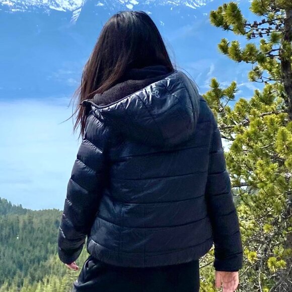 Aritzia TNA Black Down Puffer Jacket | Small - Picture 14 of 14